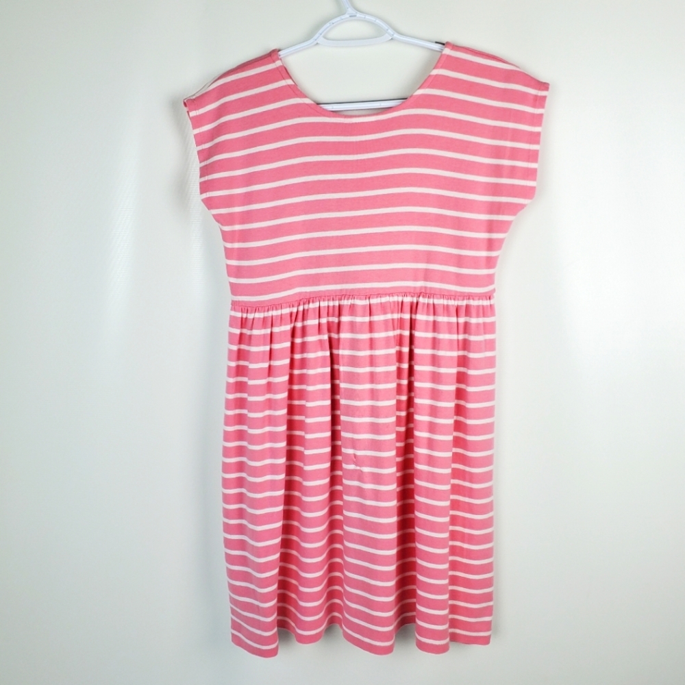 Hanna Andersson 100% Cotton Striped Dress New Without Tags 150cm